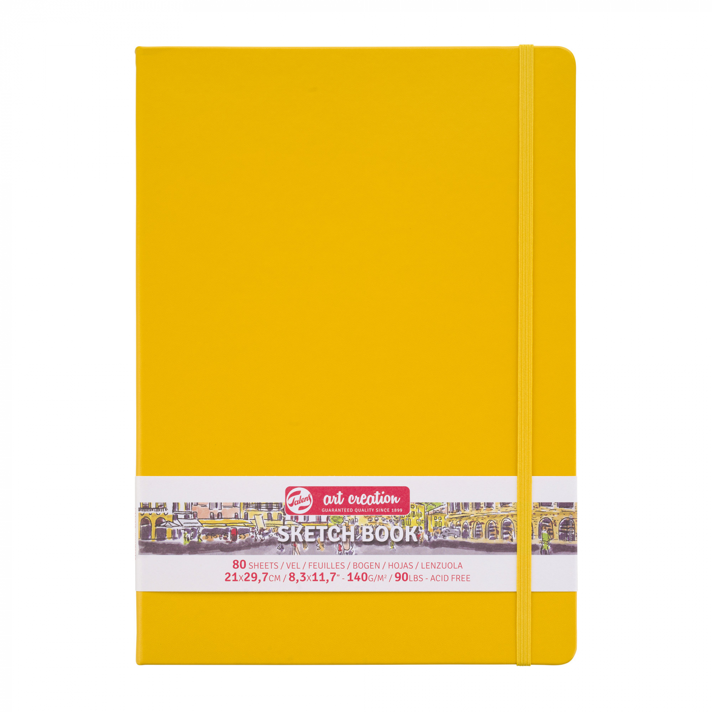 Sketchbook A4 Golden Yellow in the group Paper & Pads / Artist Pads & Paper / Sketchbooks at Pen Store (111766)