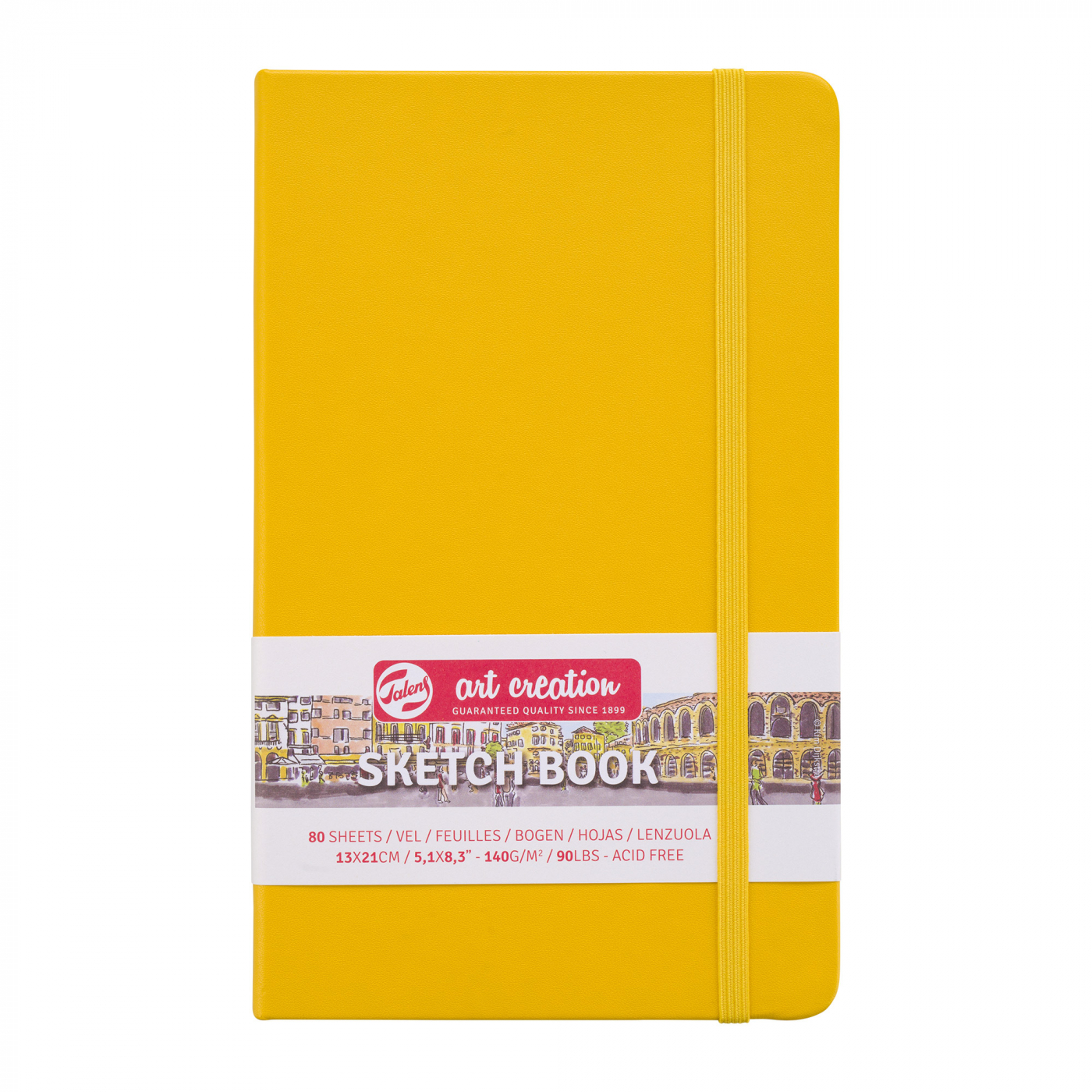 Sketchbook Large Golden Yellow in the group Paper & Pads / Artist Pads & Paper / Sketchbooks at Pen Store (111773)