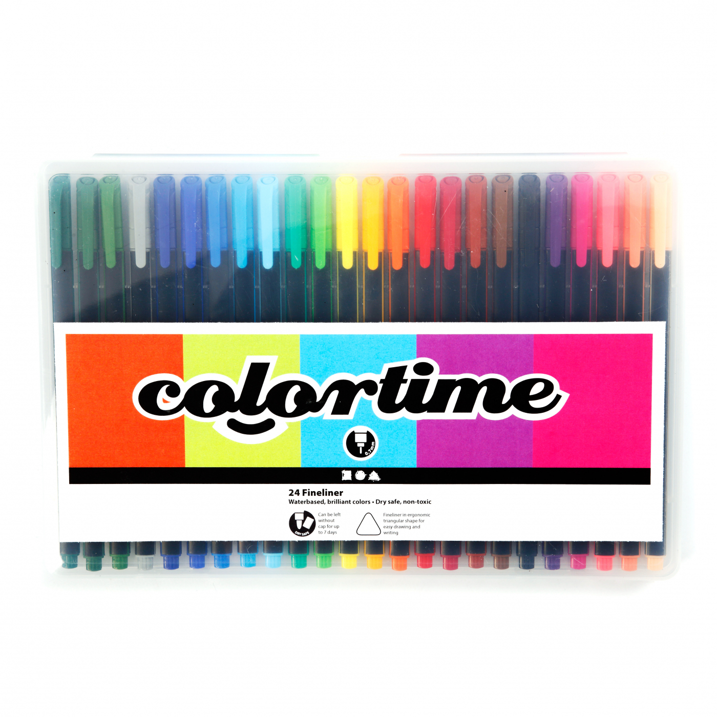 24 Colors Non-toxic Set Pencils Base Fine Art Drawing For Artist Sketch 