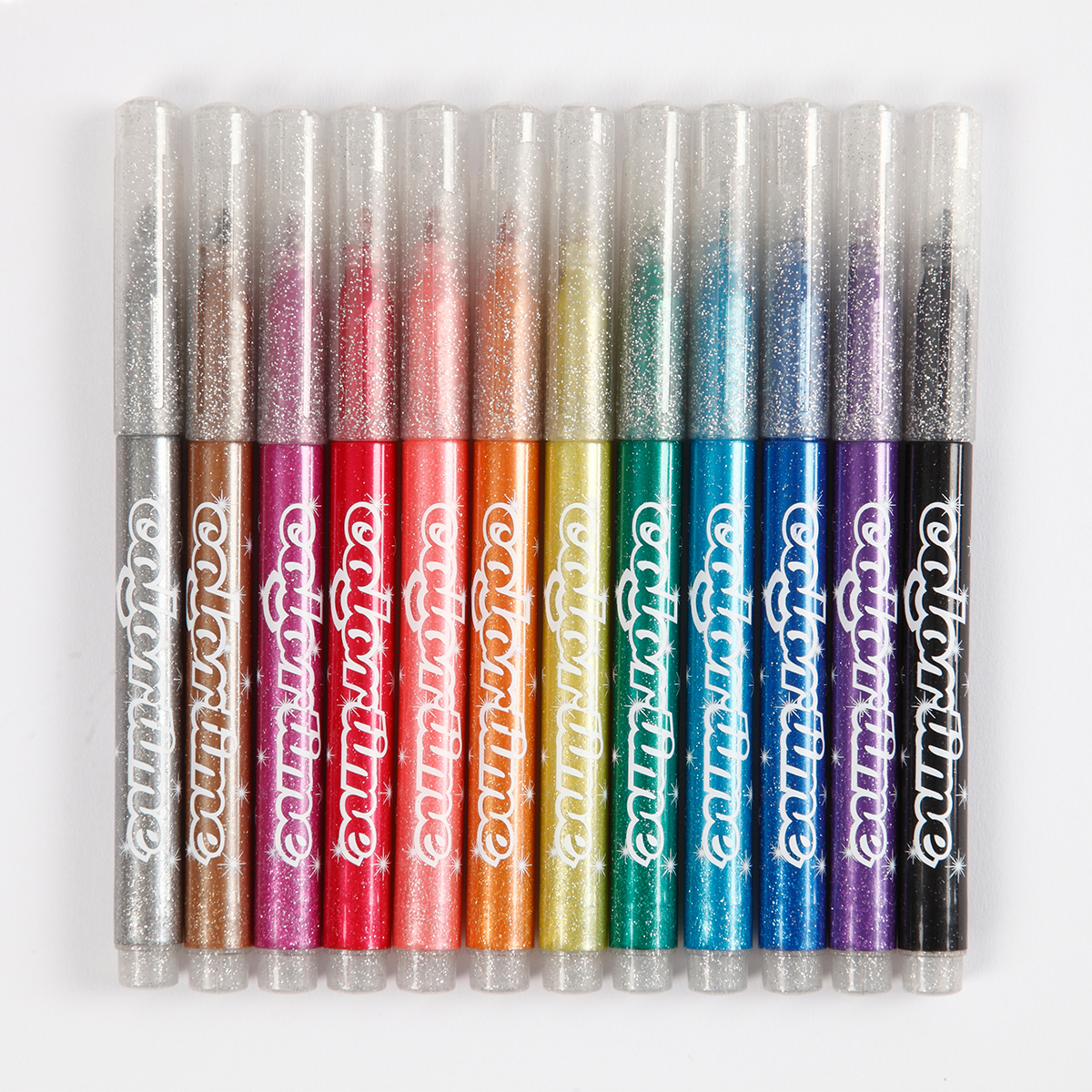 Glitter Pens 12-set in the group Pens / Artist Pens / Felt Tip Pens at Pen Store (111873)