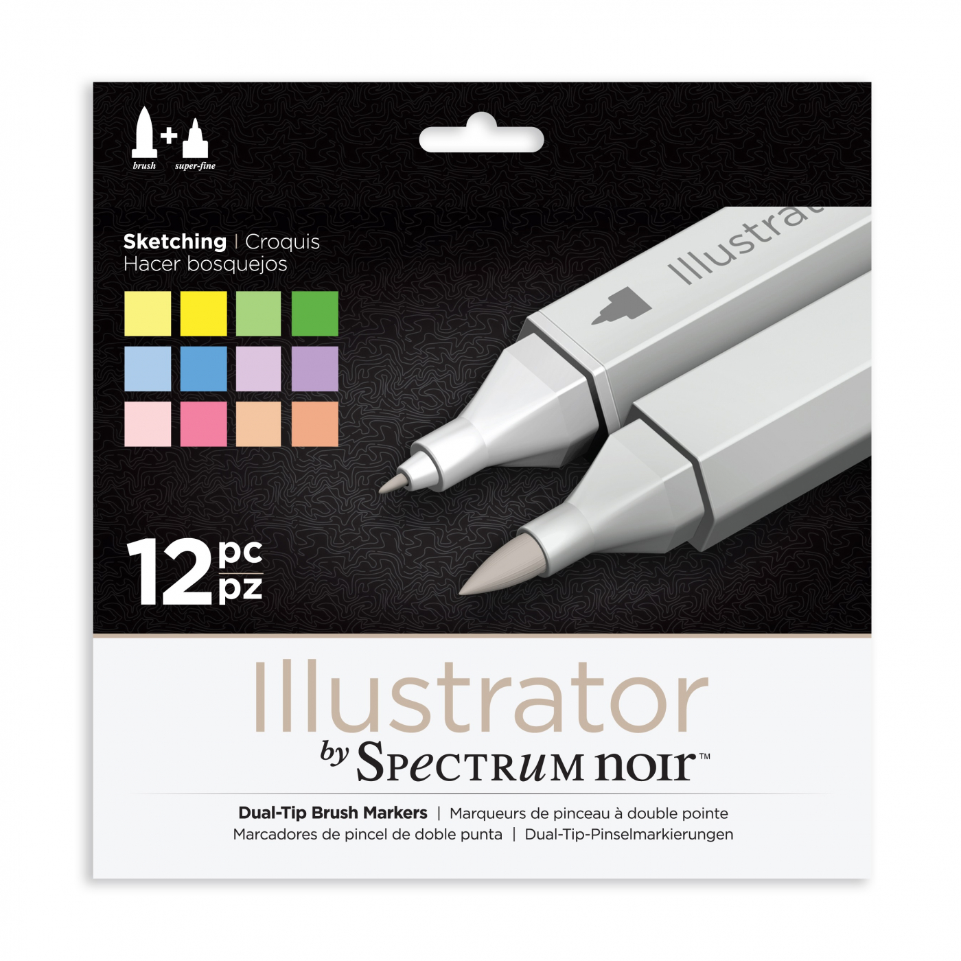 Illustrator Marker 12-set Sketching in the group Pens / Artist Pens / Illustration Markers at Pen Store (111885)