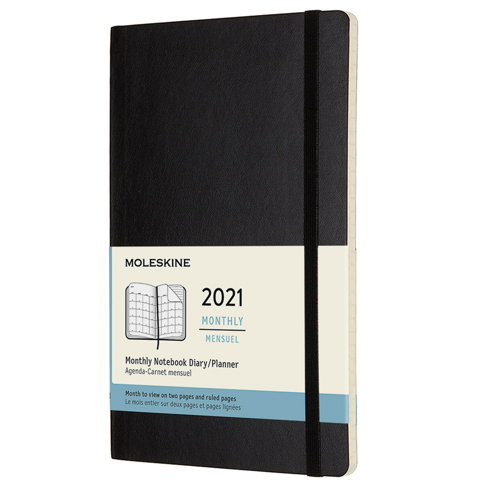 Moleskine Calendar 2021 Monthly Softcover Large Black Pen Store moleskine kalender 2021 softcover