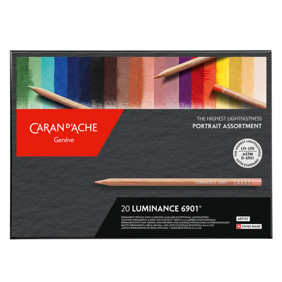 Caran d'Ache Luminance 6901 Portrait 20-set | Pen Store