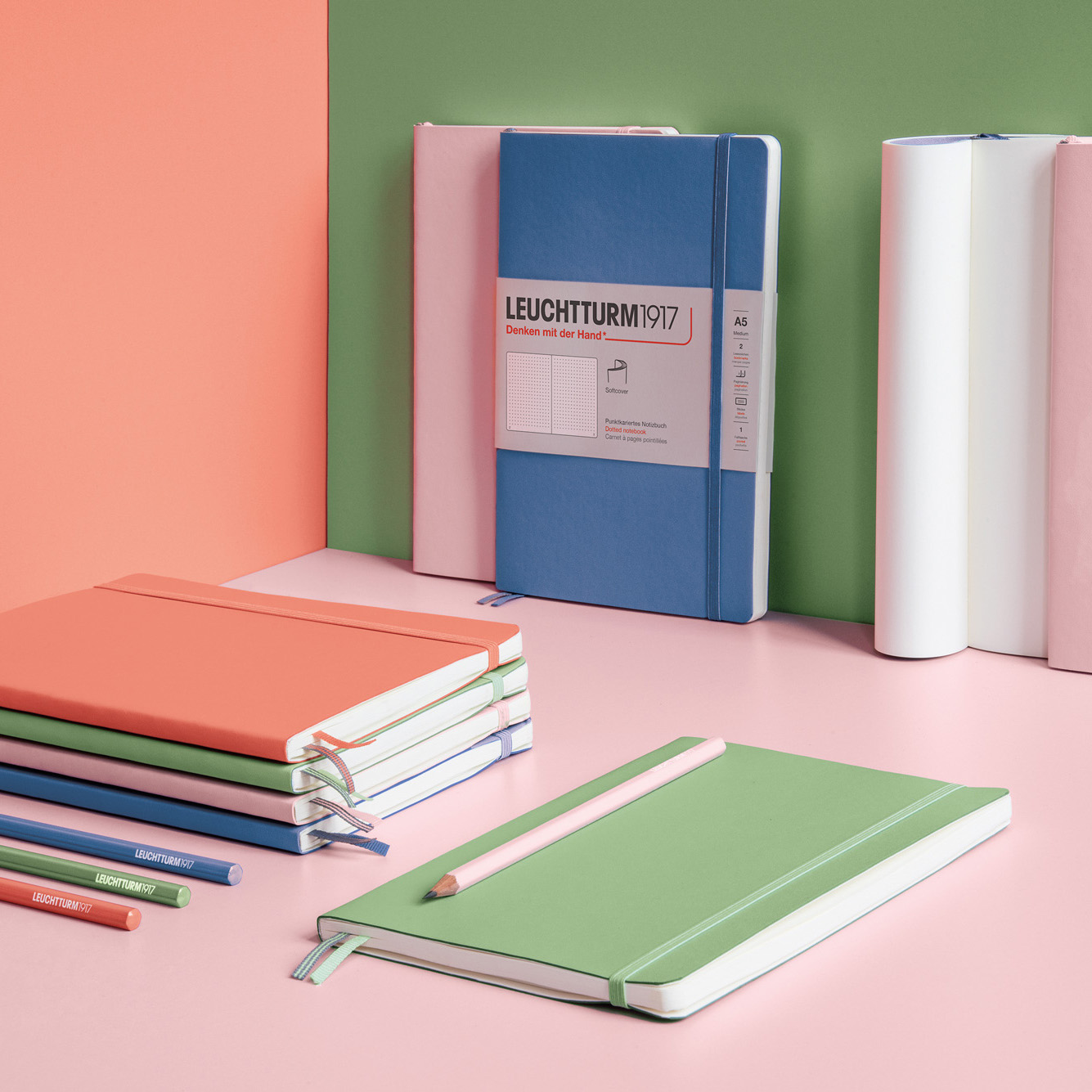 Notebook A5 Softcover Denim in the group Paper & Pads / Note & Memo / Notebooks & Journals at Pen Store (112526_r)