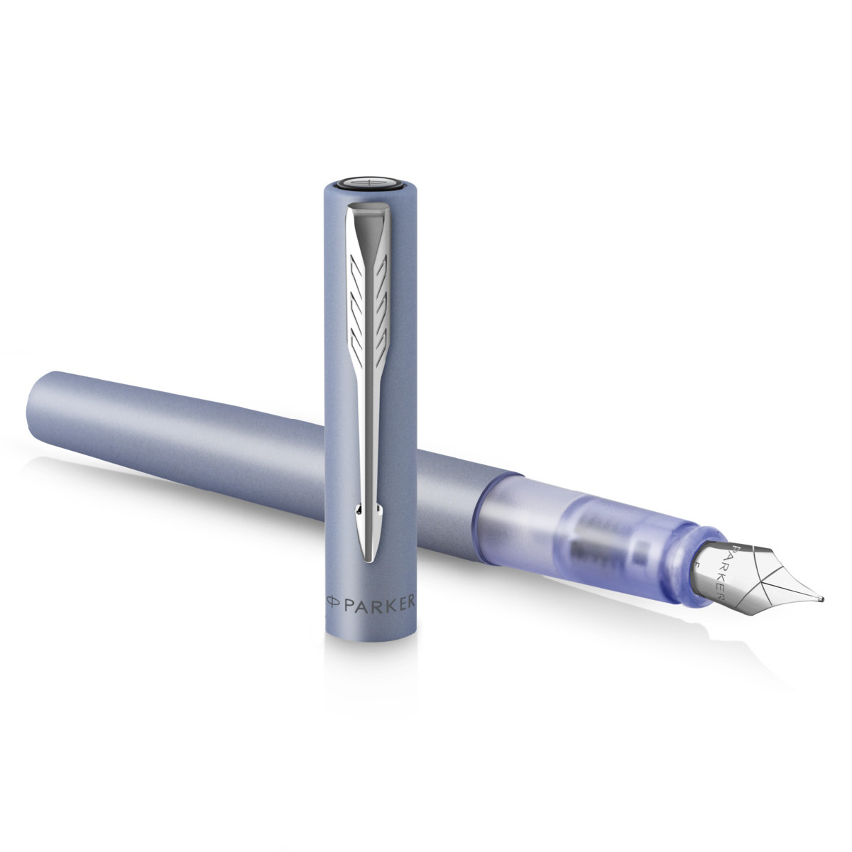 Vector XL Silver-Blue Fountain pen in the group Pens / Fine Writing / Fountain Pens at Pen Store (112678_r)