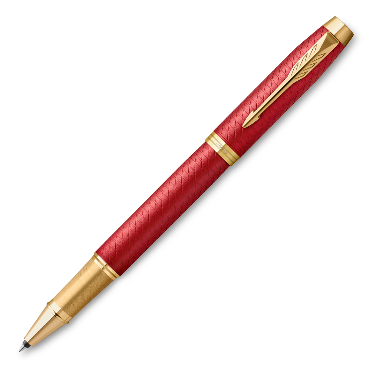 Parker IM Premium Red/Gold Rollerball | Pen Store