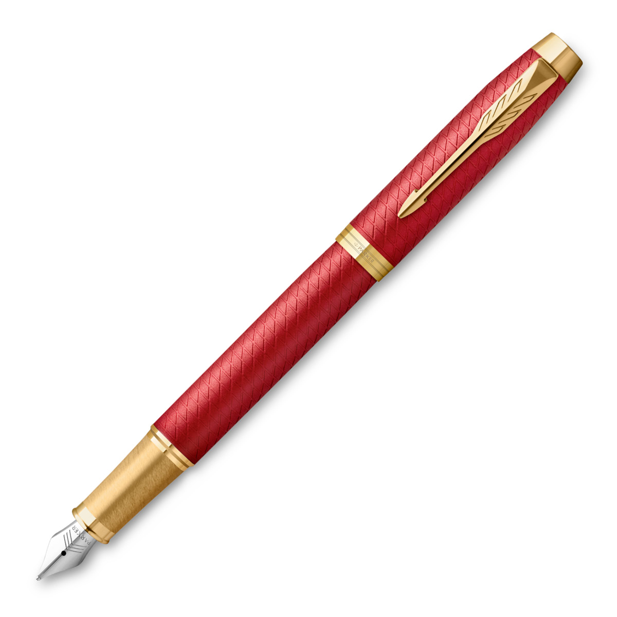 Parker IM Premium Red/Gold Fountain pen | Pen Store