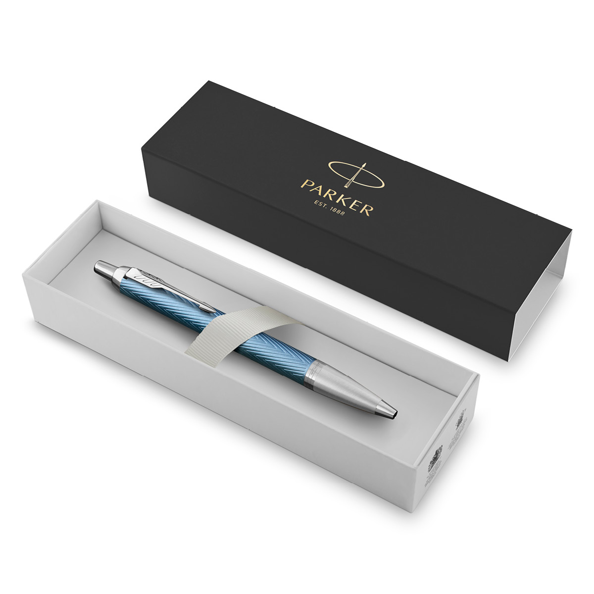 IM Premium Blue/Grey Ballpoint pen in the group Pens / Fine Writing / Ballpoint Pens at Pen Store (112694)