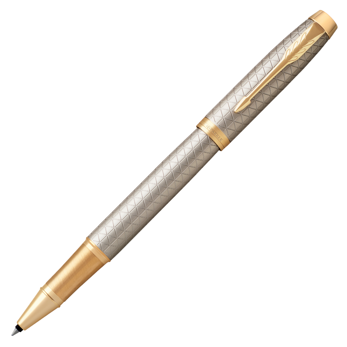 Parker IM Premium Silver/Gold Rollerball | Pen Store