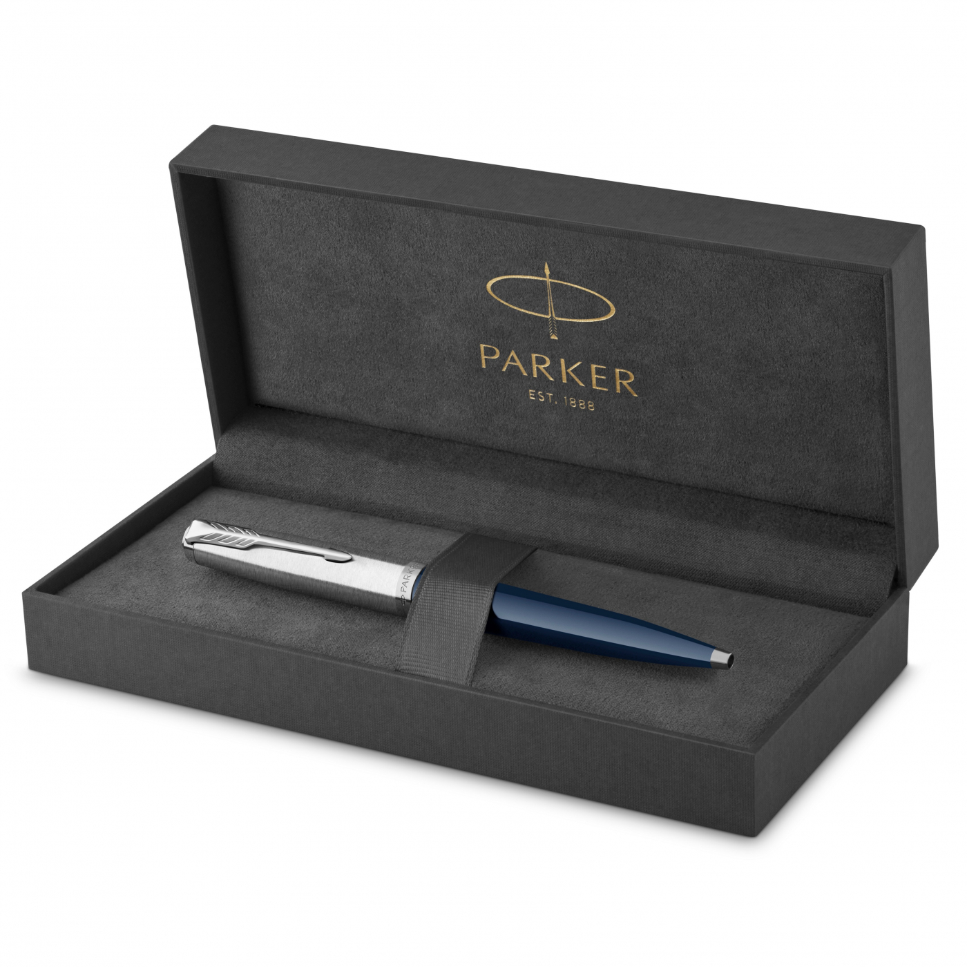 Parker Profile Ball Pen Matte Silver New Sealed Original Blue ink Free Shipping 