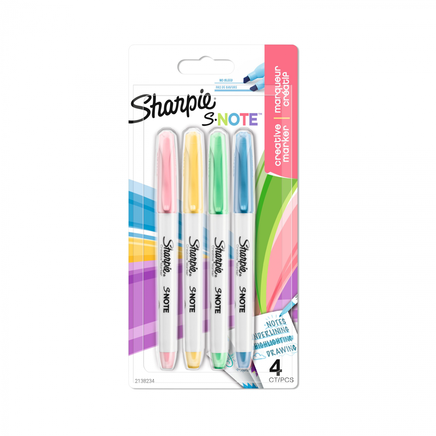 S-note 4-set in the group Pens / Office / Markers at Pen Store (125432)