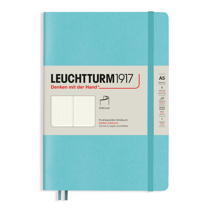 Notebook A5 Softcover Aquamarine in the group Paper & Pads / Note & Memo / Notebooks & Journals at Pen Store (125471_r)