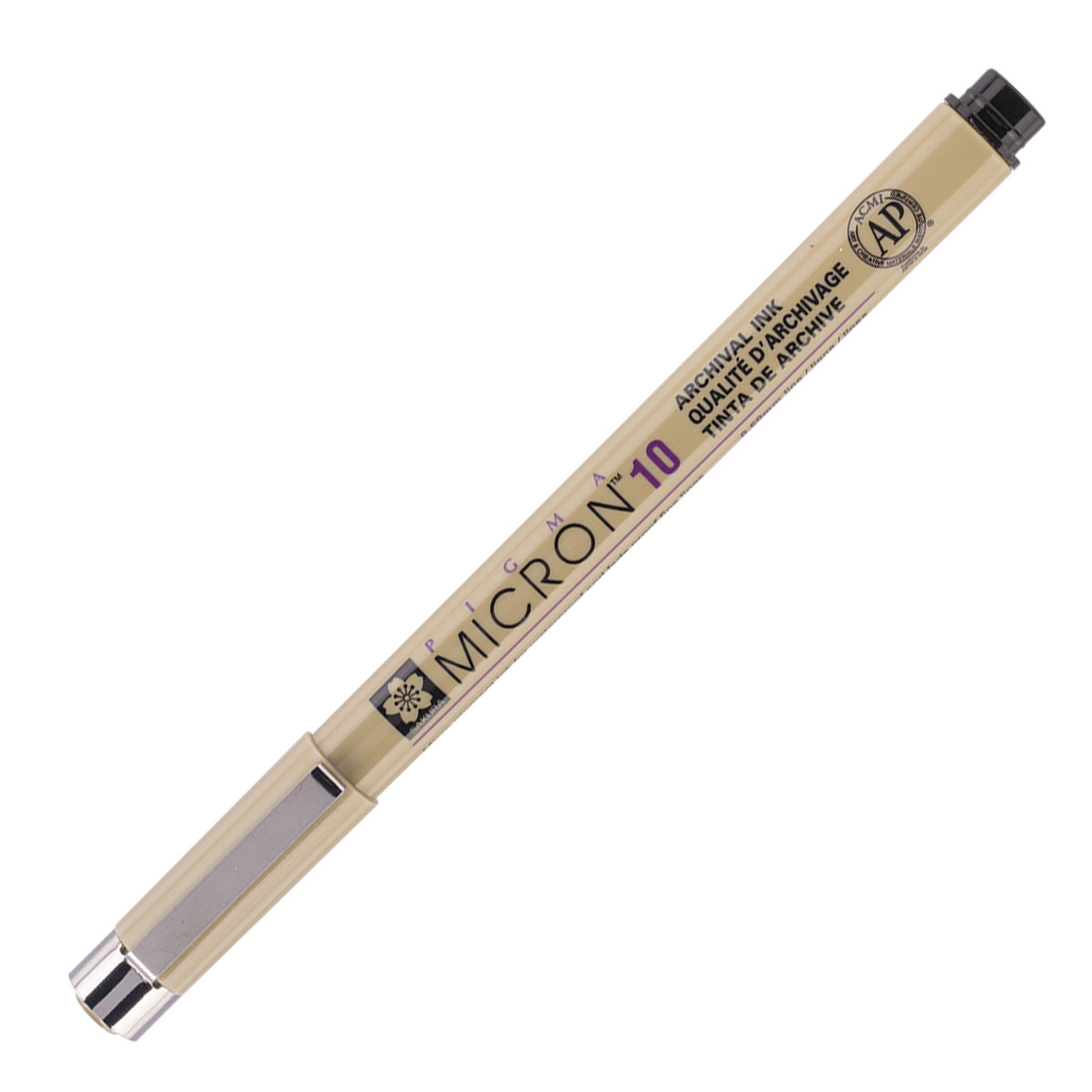 Sakura Pigma Micron Fineliner Pens, Archival Black, 01 Tip Size, 3
