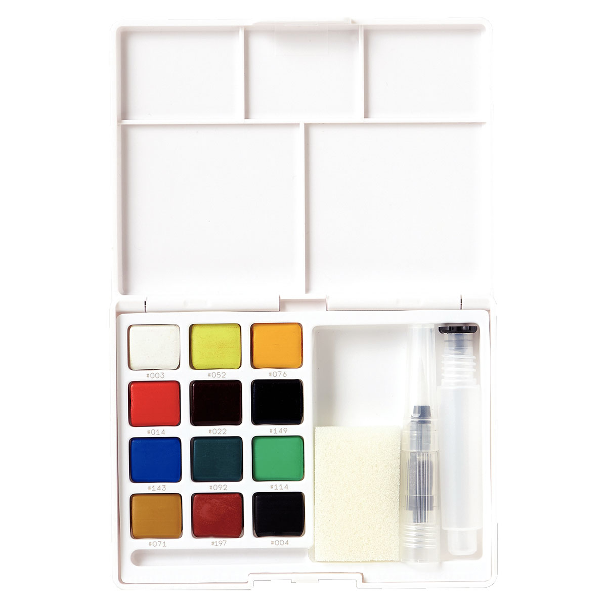 Koi Water Colors Pocket Field Sketch Box 12 + Brush in the group Art Supplies / Colors / Watercolor Paint at Pen Store (125610)