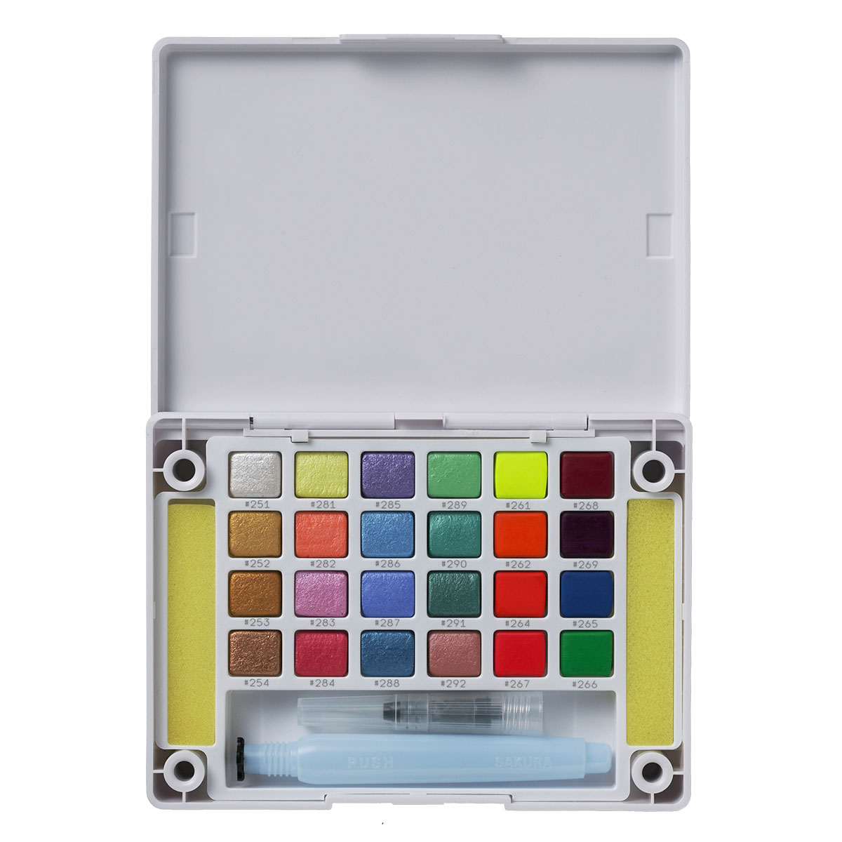 Koi Water Colors Pocket Field Sketch Box 24 + Brush in the group Art Supplies / Colors / Watercolor Paint at Pen Store (125613)