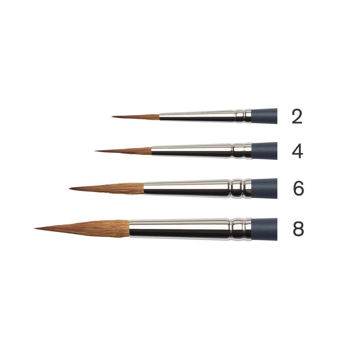Professional Brush Pointed Round Size 2 in the group Art Supplies / Brushes / Watercolor Brushes at Pen Store (125807)