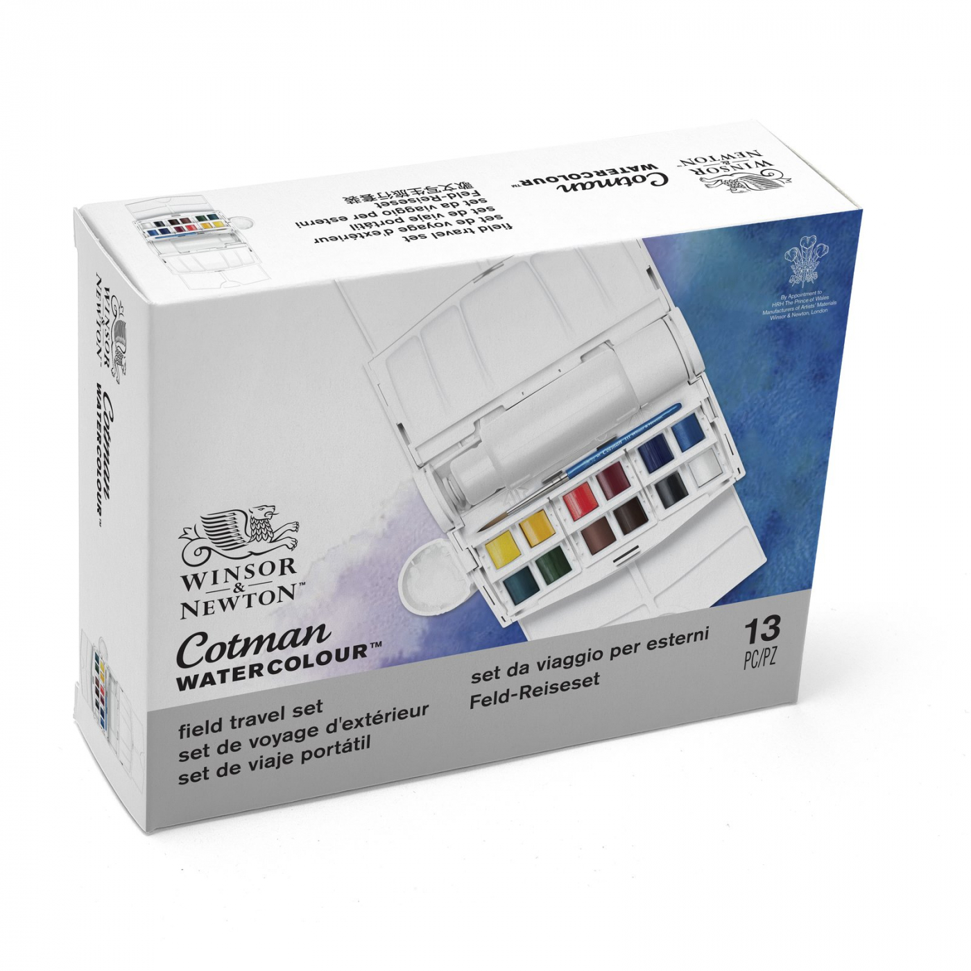 Cotman Water Colors Field Travel set in the group Art Supplies / Colors / Watercolor Paint at Pen Store (125827)