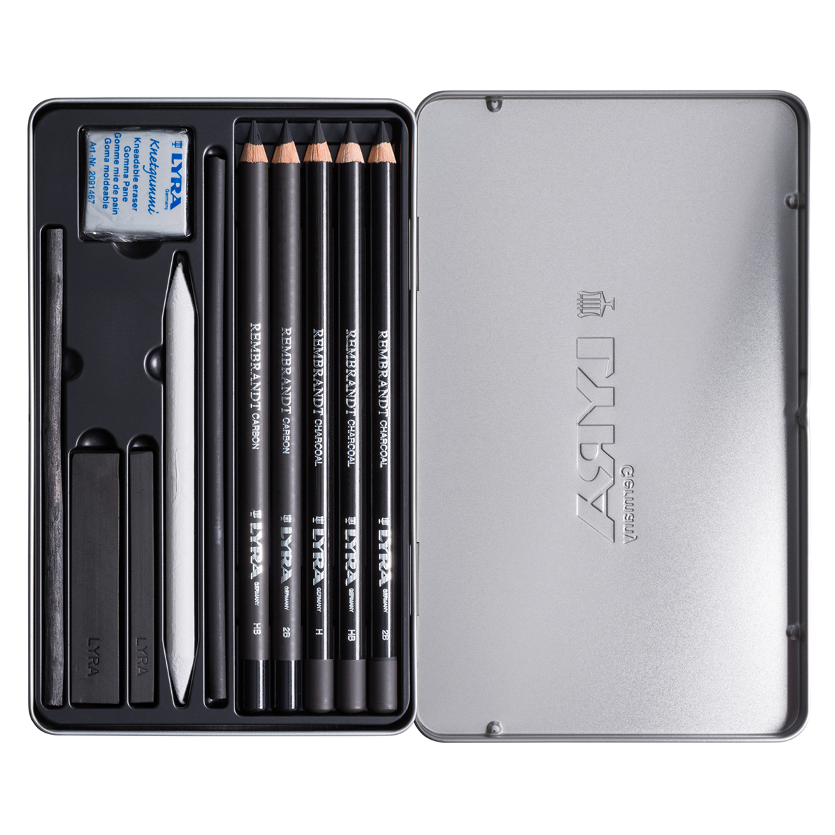 Lyra Rembrandt Charcoal set 11-set | Pen Store