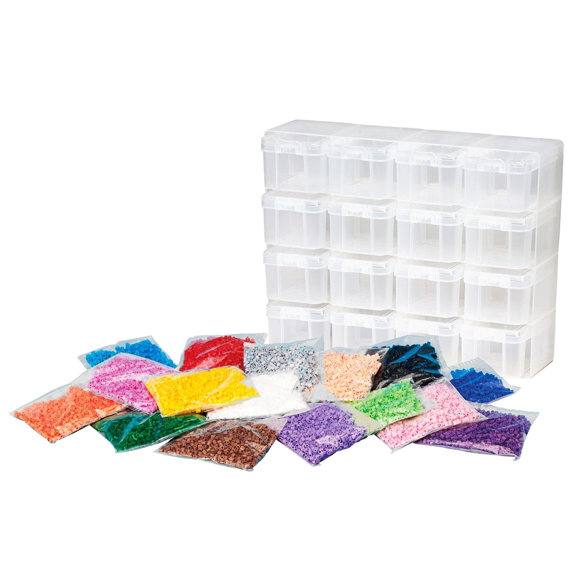 Midi Storage Box + 16 000 beads in the group Hobby & Creativity / Create / Tube beads & more at Voorcrea (126038)