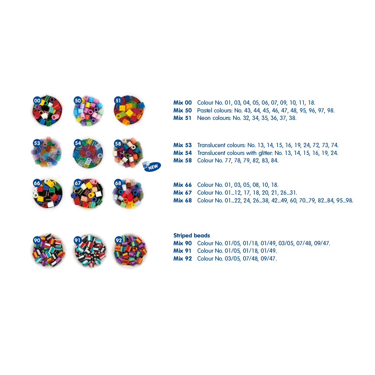 Midi Beads 1000 pcs in the group Hobby & Creativity / Create / Tube beads & more at Pen Store (126043_r)