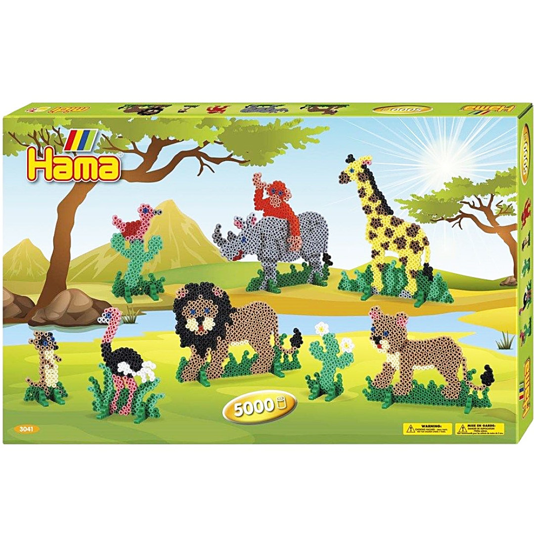 Hama Midi Gift Box Safari 5000 pcs | Pen Store