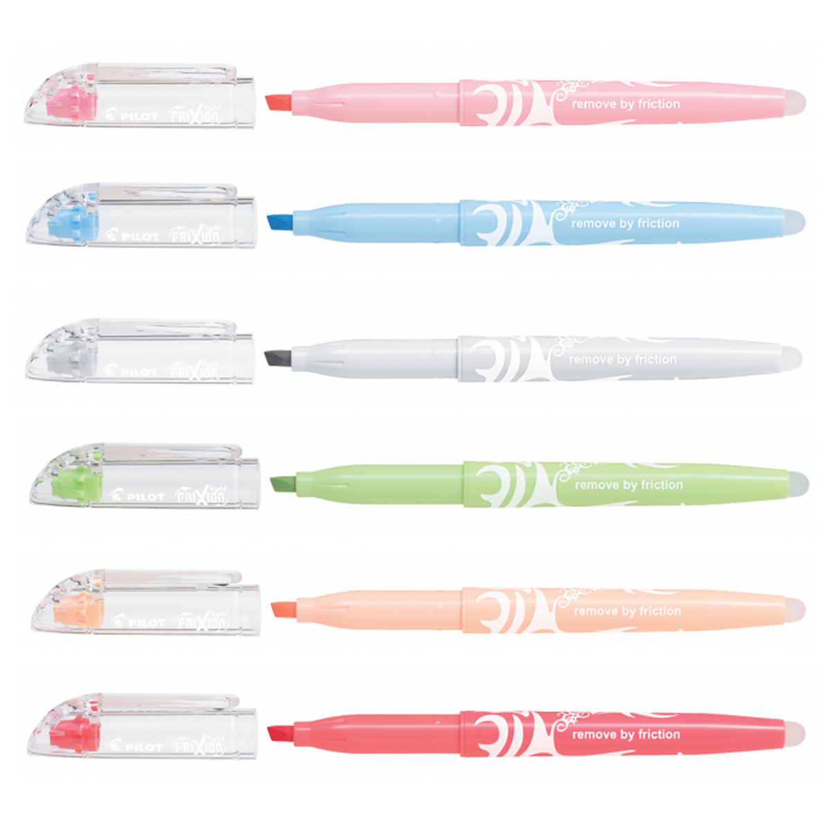 FriXion Light 6-set Natural in the group Pens / Product series / Pilot Frixion at Pen Store (126150)