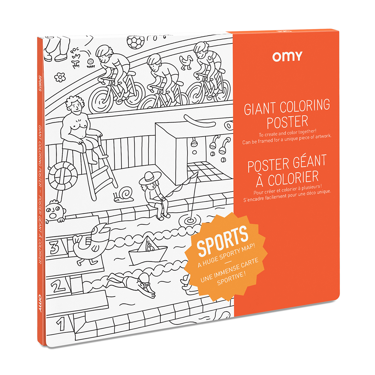 Coloring Poster Sport in the group Kids / Books for Kids / Activity & Coloring Books at Pen Store (126508)