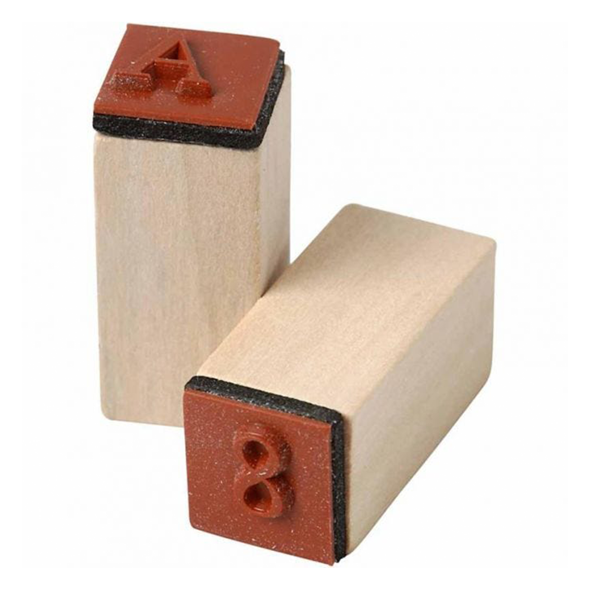 Wooden Stamps Set Letters & numbers in the group Hobby & Creativity / Hobby Accessories / Stamping at Pen Store (126565)