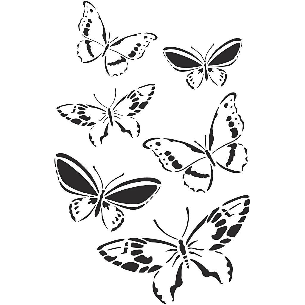 Template Butterfly A4 in the group Hobby & Creativity / Hobby Accessories / Stencils at Pen Store (126569)