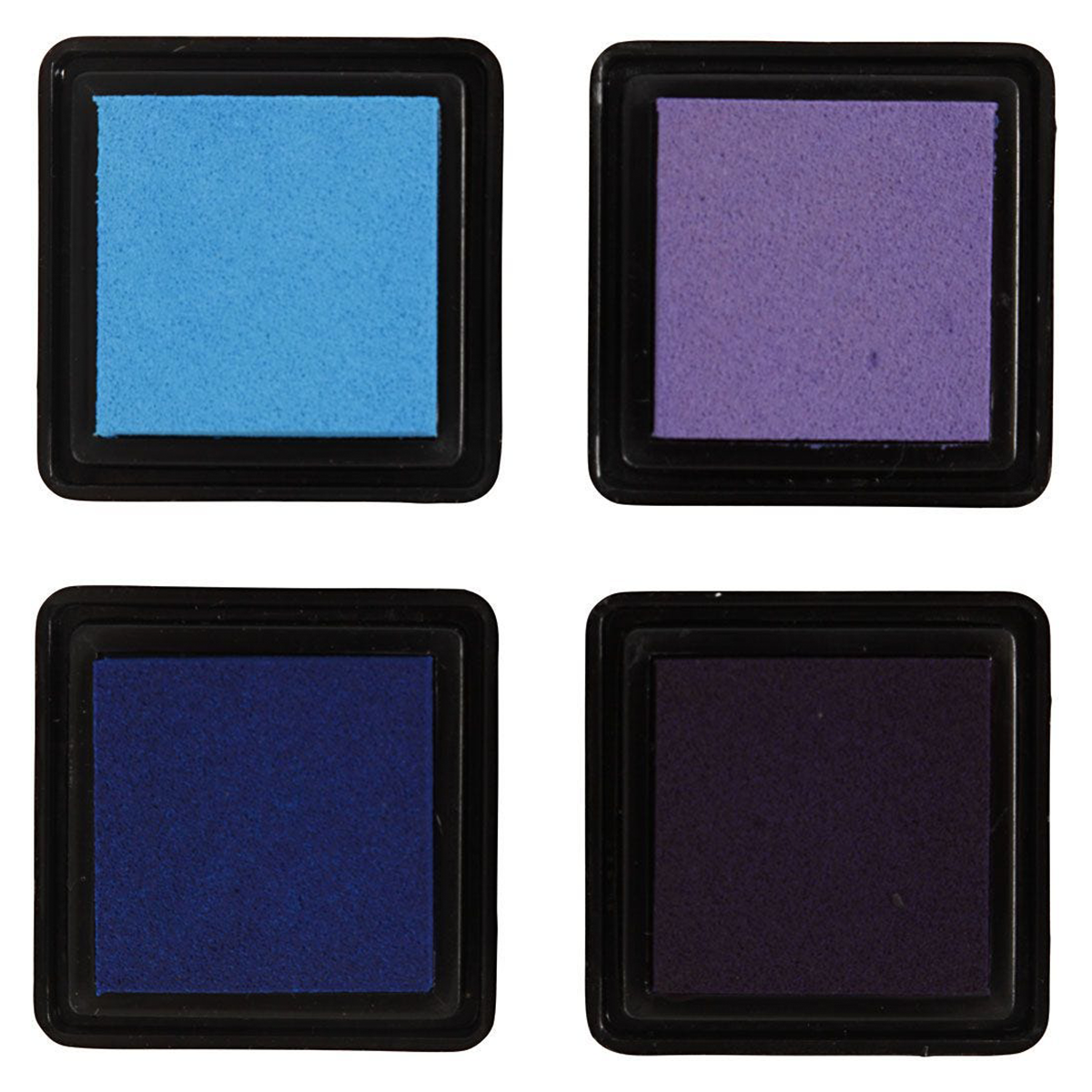 Ink Pad 4-pack Blue & Violet in the group Hobby & Creativity / Hobby Accessories / Stamping at Pen Store (126575)