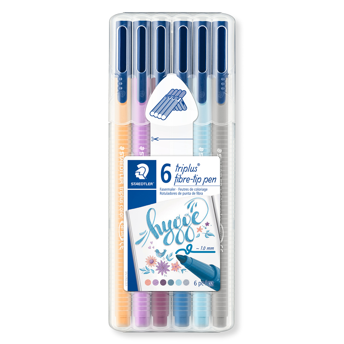 STAEDTLER ROTULADORES LETTERING DOBLE PUNTA 12 COLORES