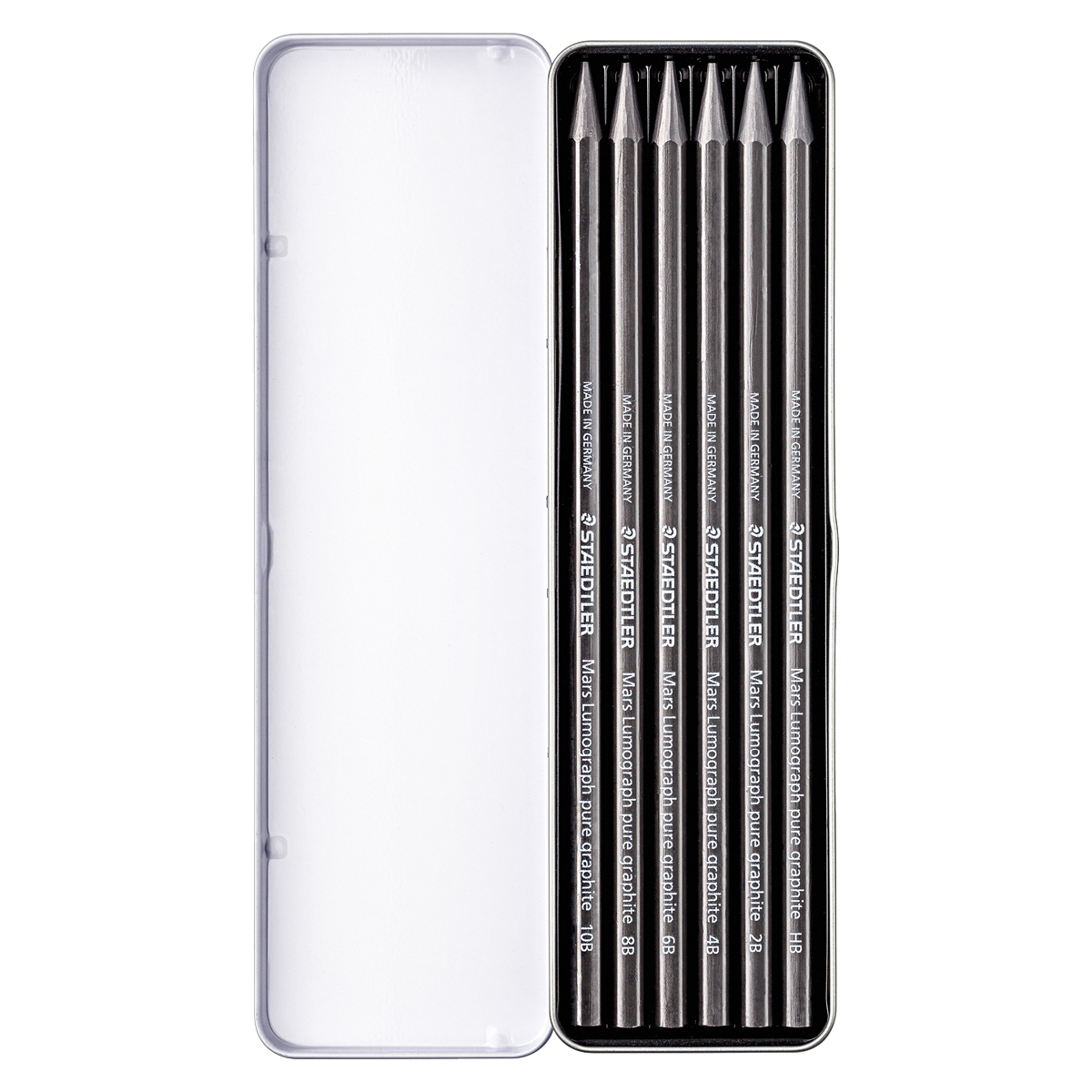 Mars Lumograph Graphite 6-pack in the group Pens / Writing / Pencils at Pen Store (126609)
