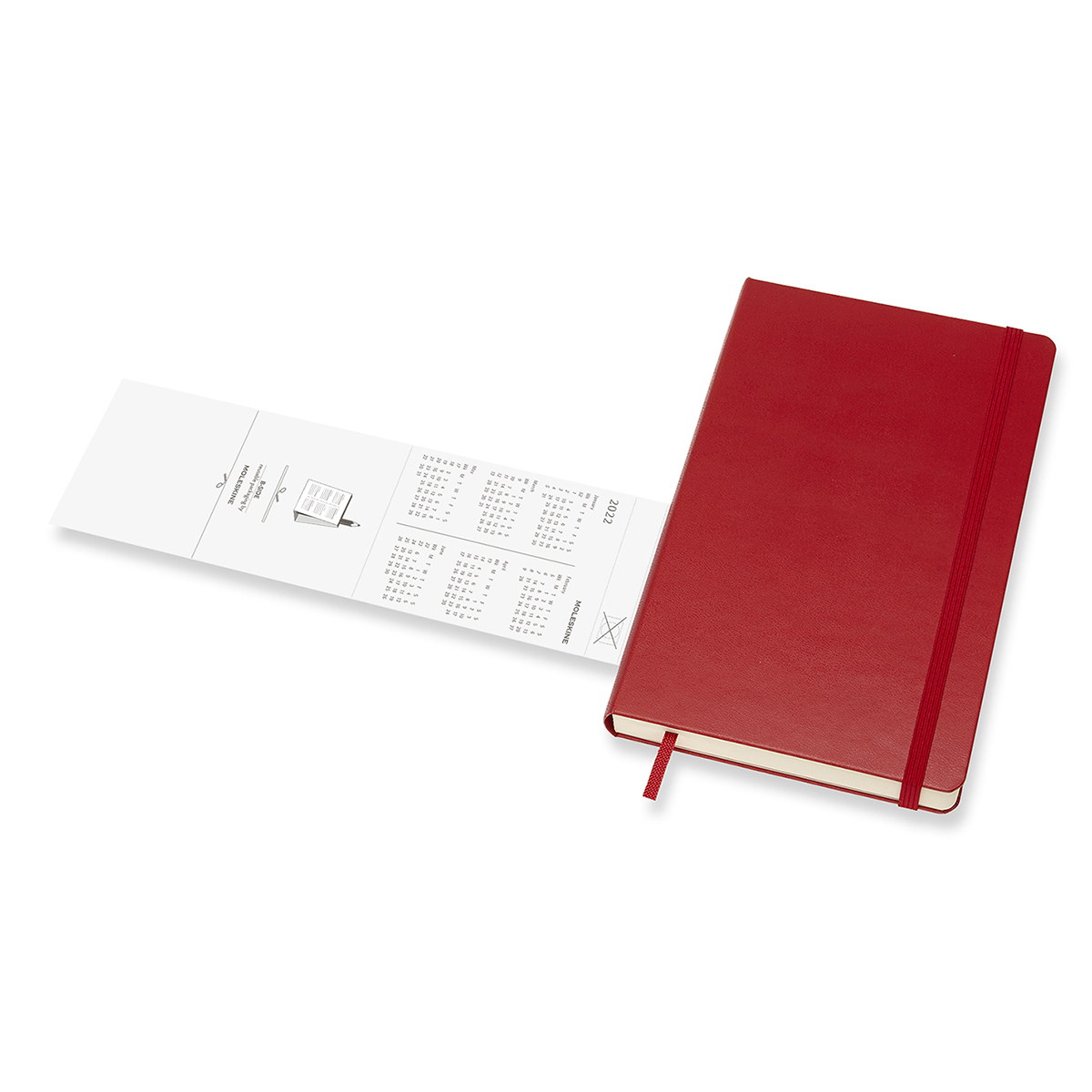 Planner 2022 Daily Hard Cover Large Red in the group Paper & Pads / Planners / 12-Month Planners at Pen Store (126722)