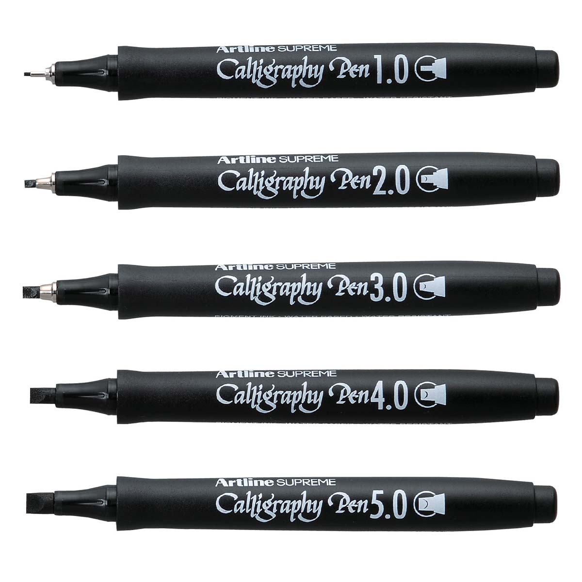 Supreme Calligraphy Pen 5-pack Black in the group Hobby & Creativity / Calligraphy / Calligraphy Pens at Pen Store (126768)