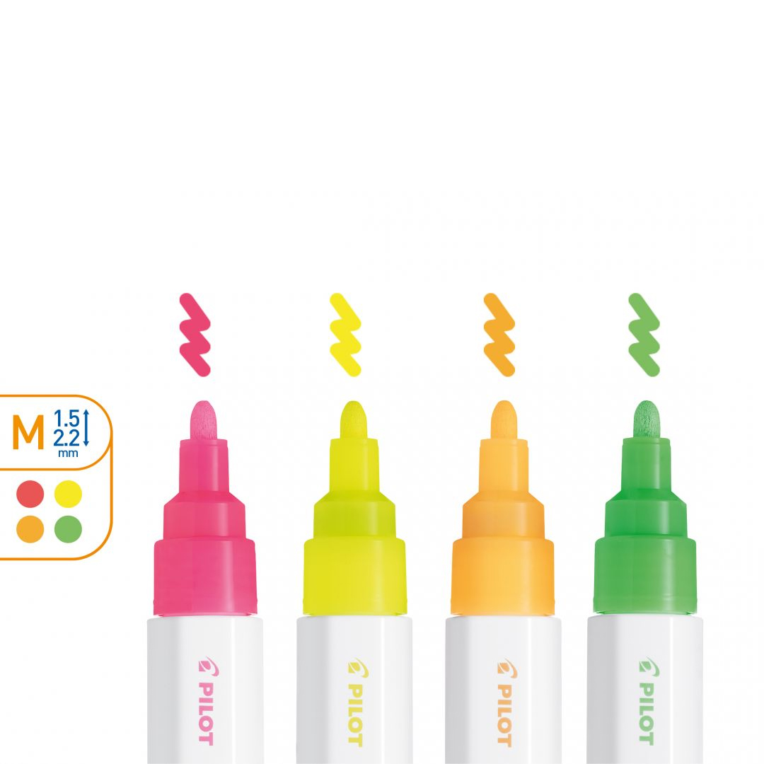Pintor Medium 6-pack Neon in the group Pens / Artist Pens / Illustration Markers at Pen Store (126809)