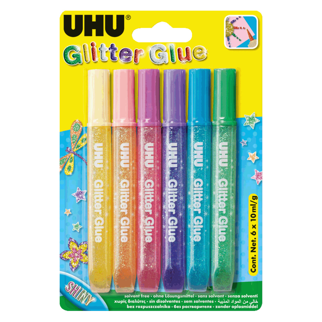 BIC UHU Glitter Glue Shiny