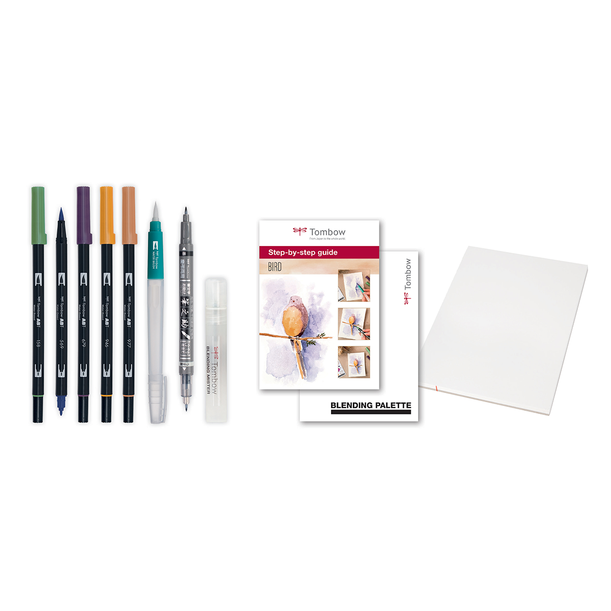 ABT Dual Watercoloring Brush set Nature in the group Pens / Artist Pens / Brush Pens at Pen Store (126977)