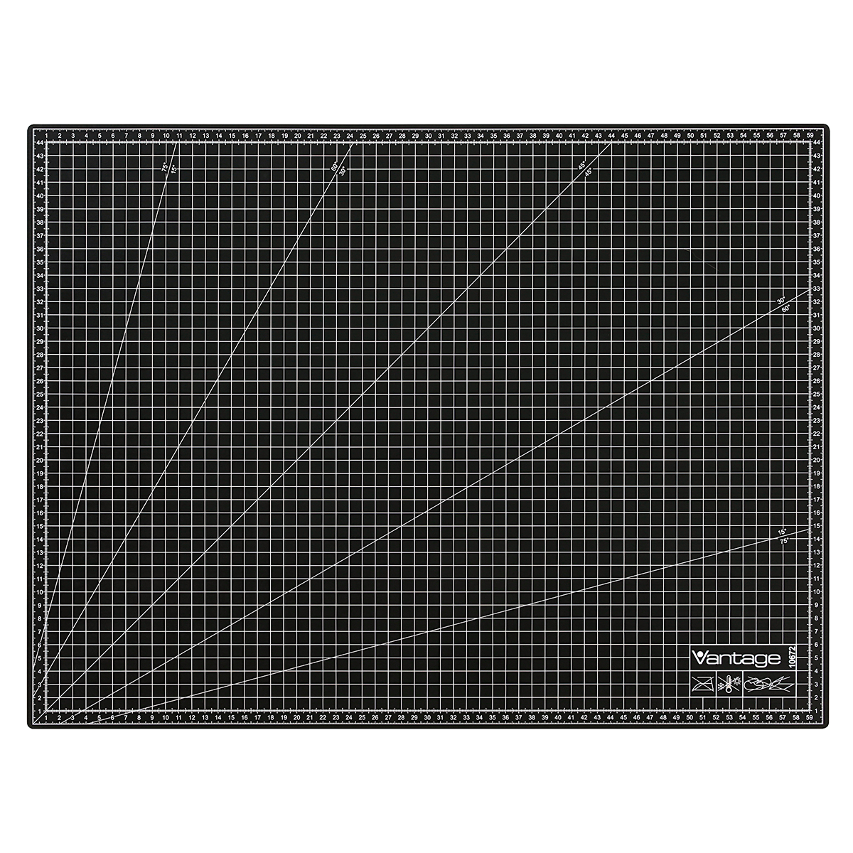 Cutting Mat Black A2 in the group Hobby & Creativity / Hobby Accessories / Cutting Mats at Pen Store (127031)