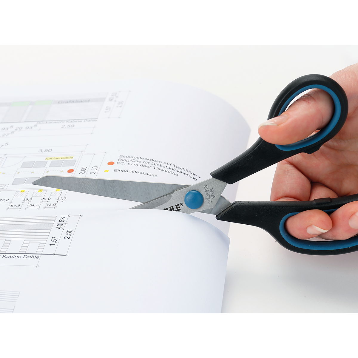 Scissors Comfort Grip 20 cm in the group Hobby & Creativity / Hobby Accessories / Scissors at Pen Store (127048)