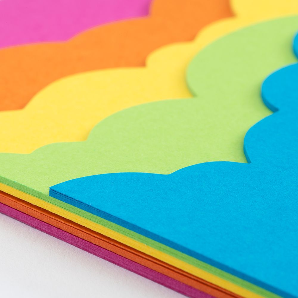 Cloud Notepad A5 Rainbow in the group Paper & Pads / Note & Memo / Writing & Memo Pads at Pen Store (127239)