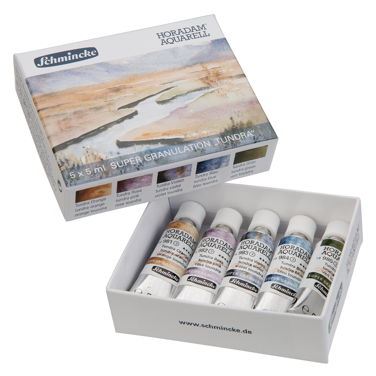 Horadam Super Granulation Aquarell Set Tundra in the group Art Supplies / Colors / Watercolor Paint at Pen Store (127253)