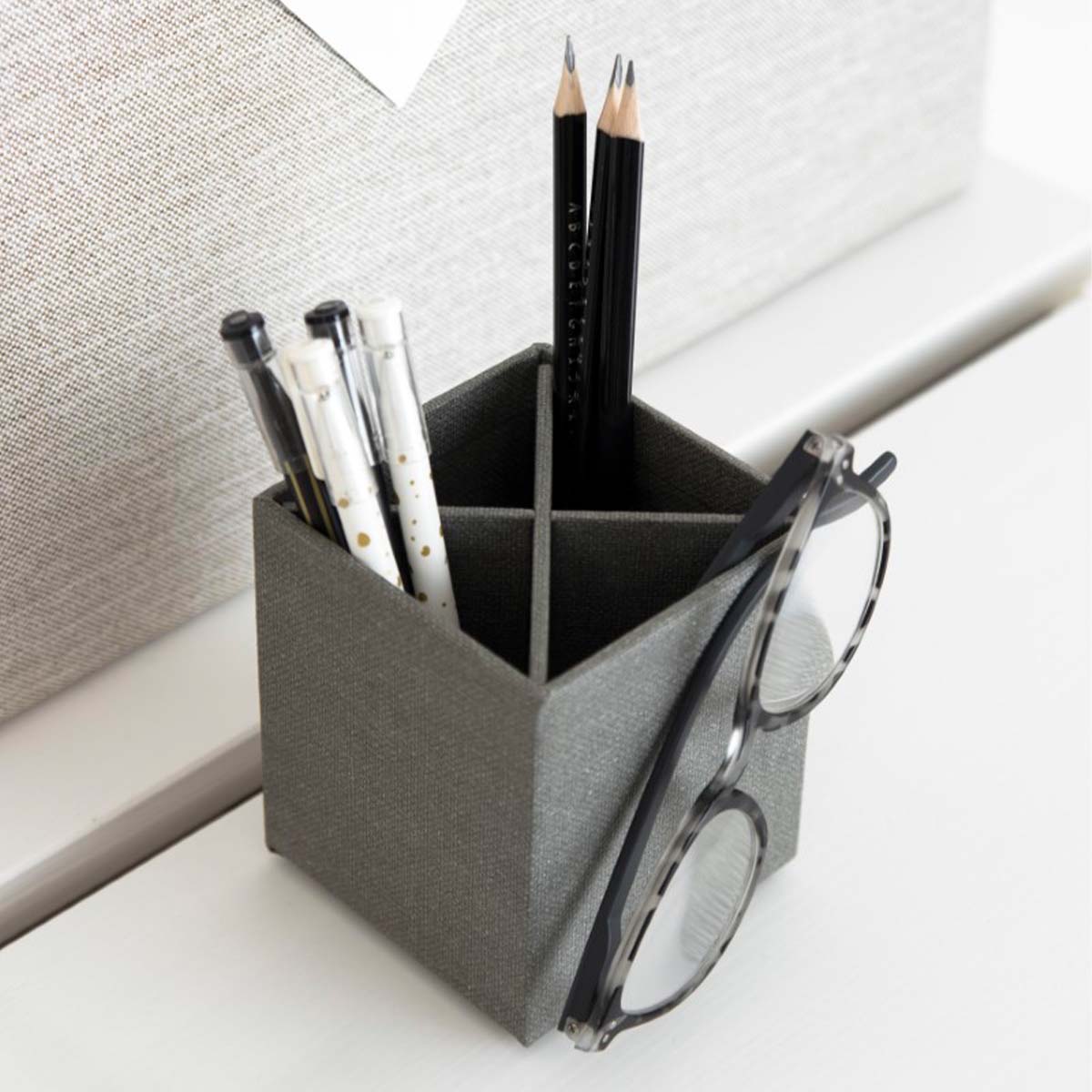 Penny Pencil Holder Grey in the group Hobby & Creativity / Organize / Home Office at Pen Store (127270)