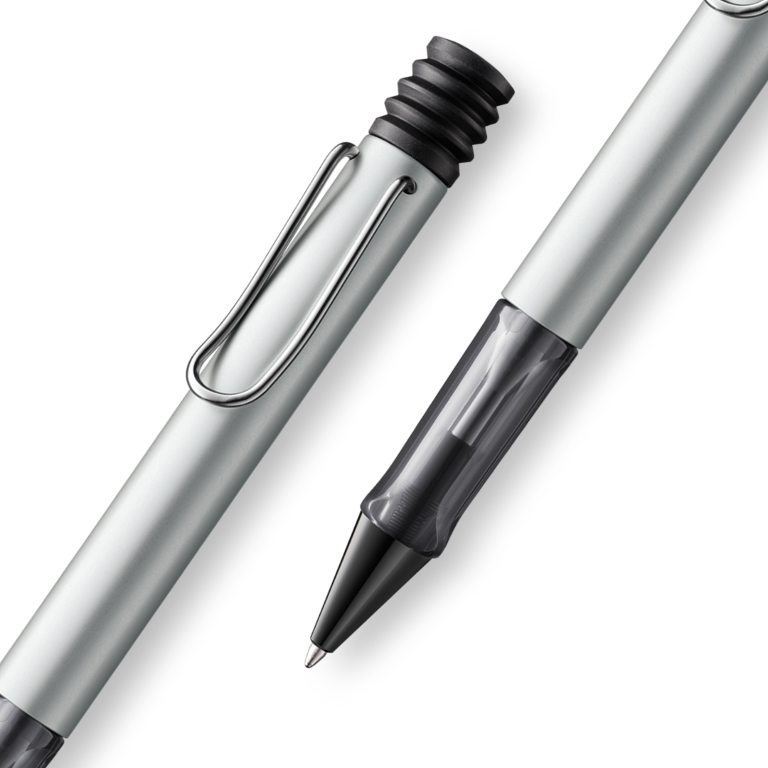 AL-star Ballpoint pen Whitesilver in the group Pens / Fine Writing / Ballpoint Pens at Pen Store (127750)