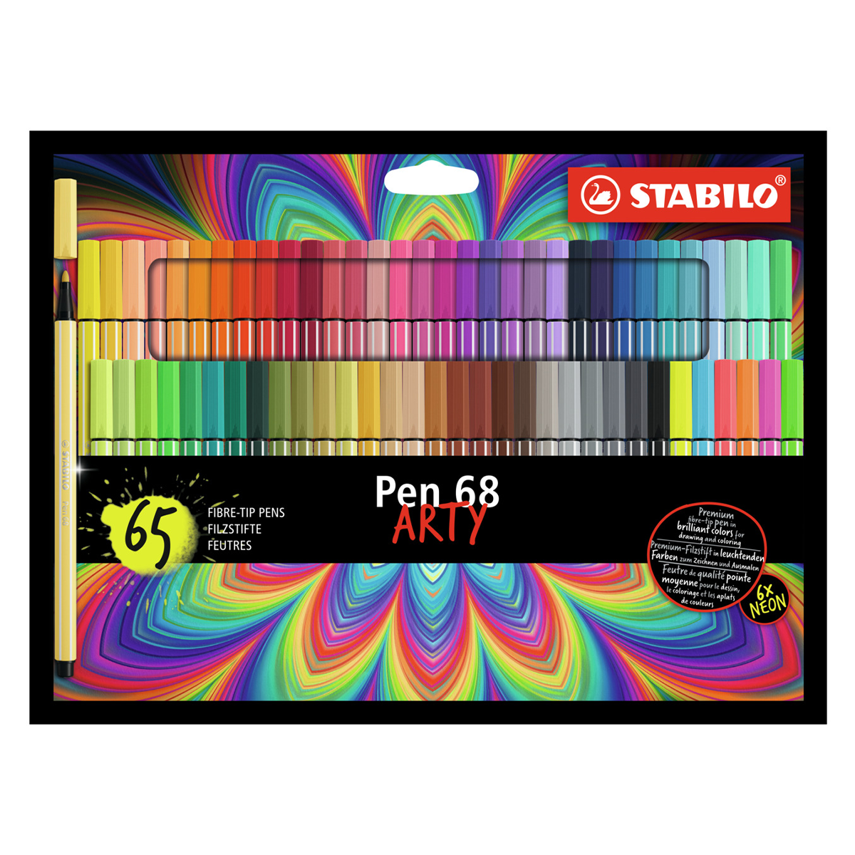 Stabilo Pen 68 Felt-tip Arty 65 pcs
