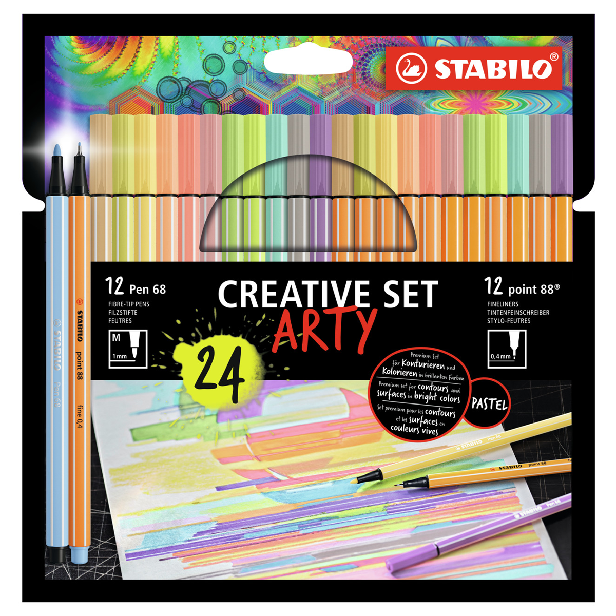 Stabilo Creative Set Arty 24 pcs | Pen Store