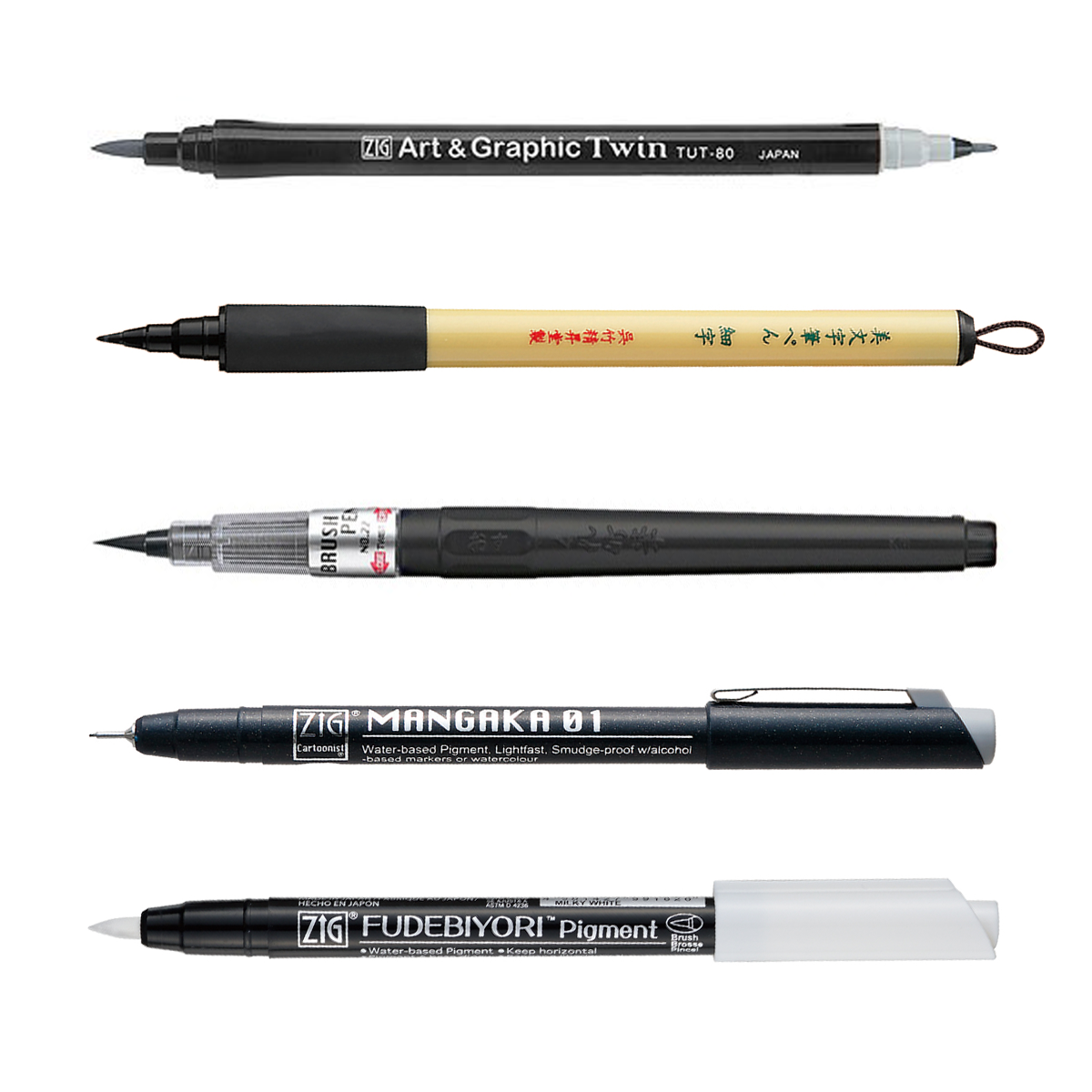 Illustration Basic Set 5 pcs in the group Pens / Artist Pens / Illustration Markers at Pen Store (127875)