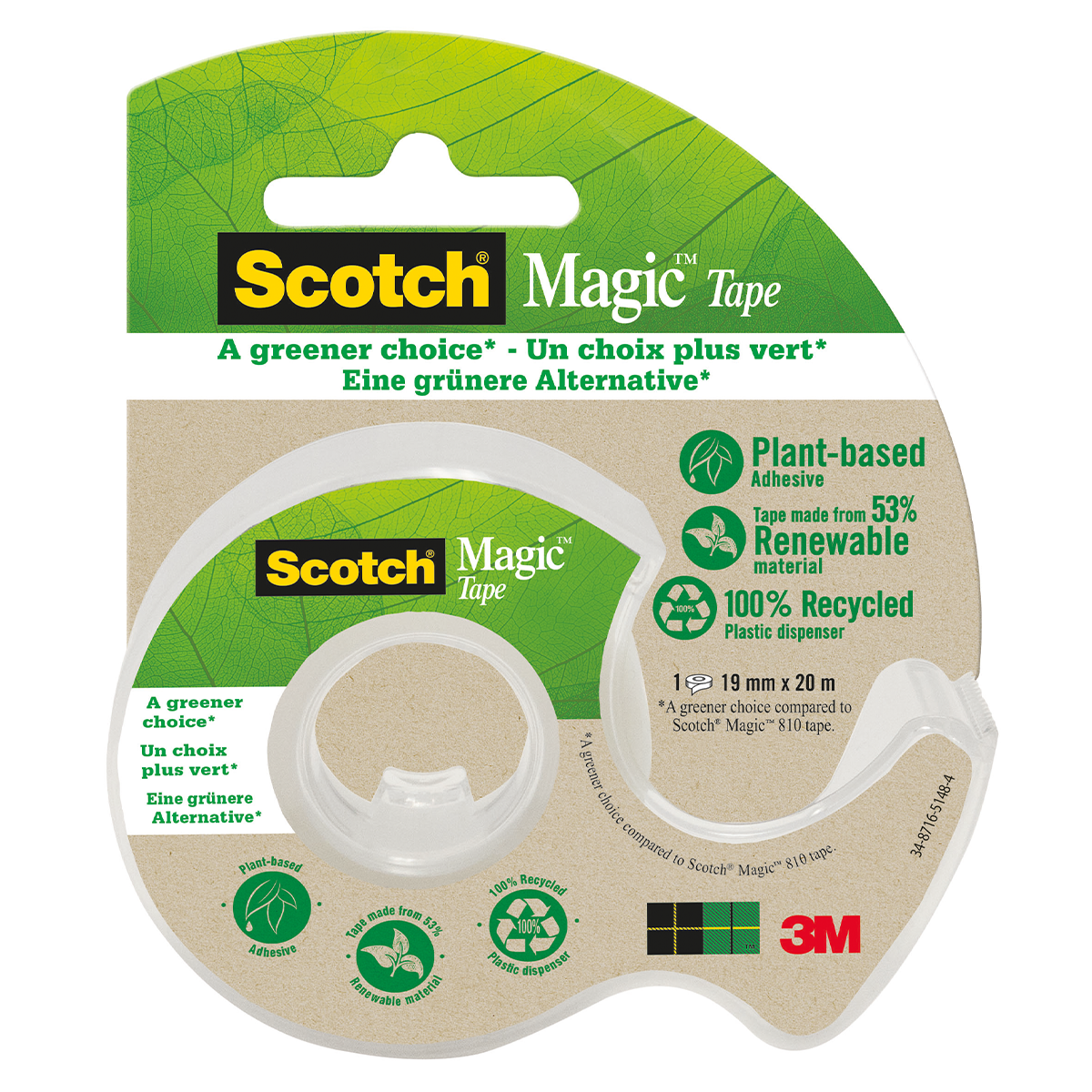 Scotch Magic Tape Greener Choice in the group Hobby & Creativity / Hobby Accessories / Tape at Pen Store (127879)
