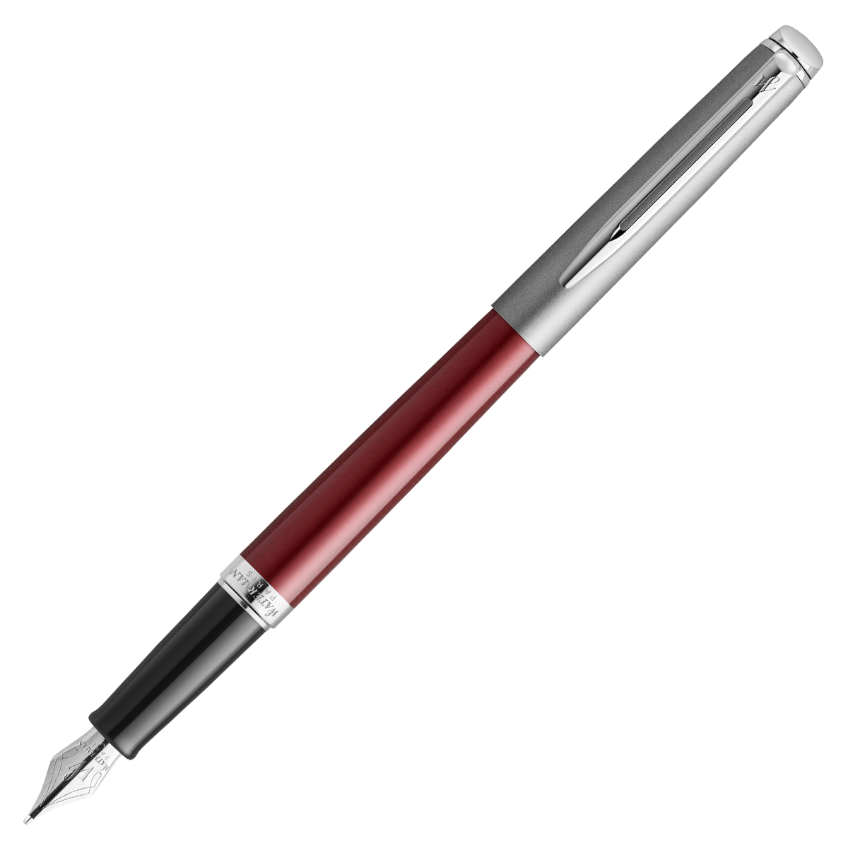 Hémisphère Essential Red/Chrome Fountain Pen Fine in the group Pens / Fine Writing / Fountain Pens at Pen Store (128031)