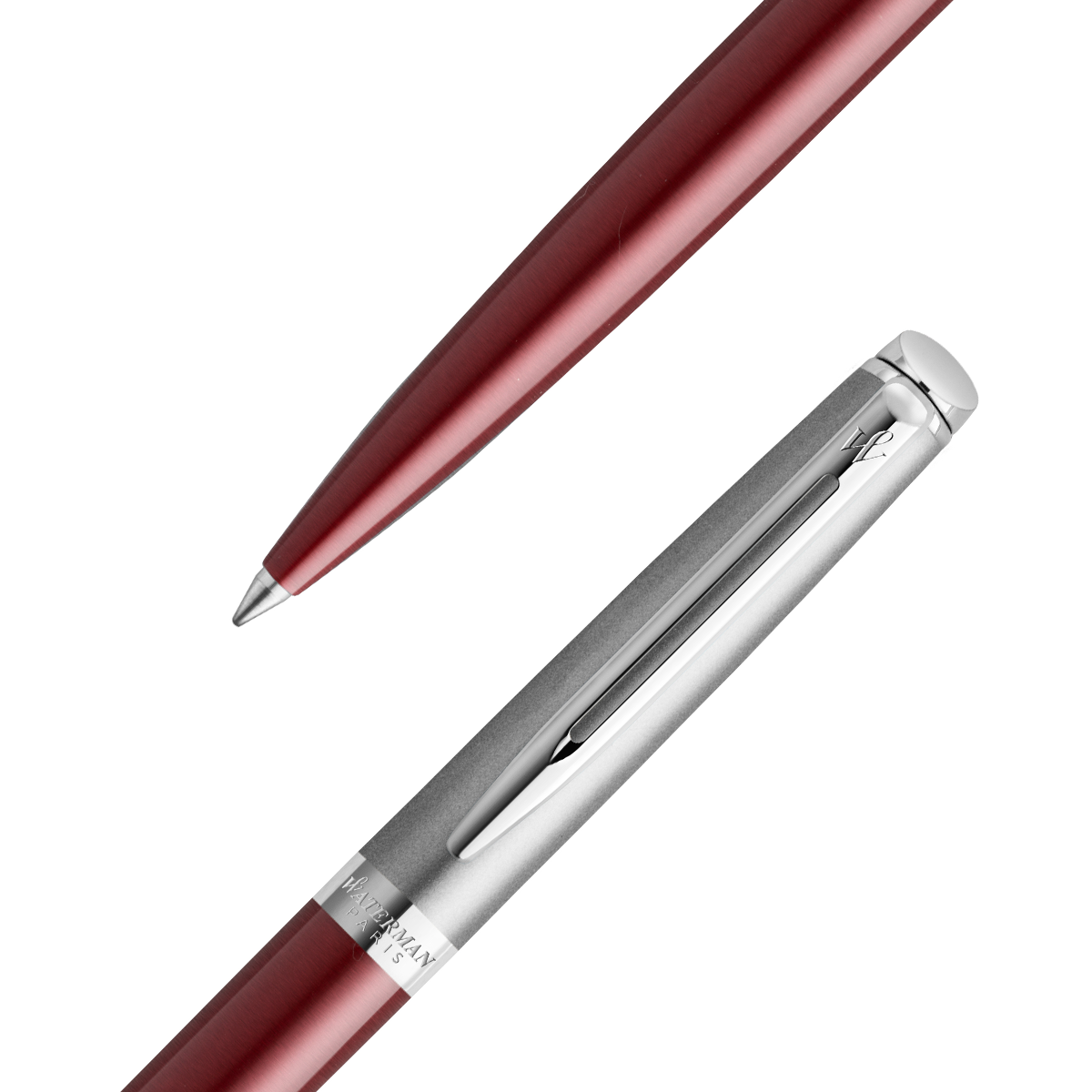 Hémisphère Essential Red/Chrome Ballpoint Pen in the group Pens / Fine Writing / Ballpoint Pens at Pen Store (128032)