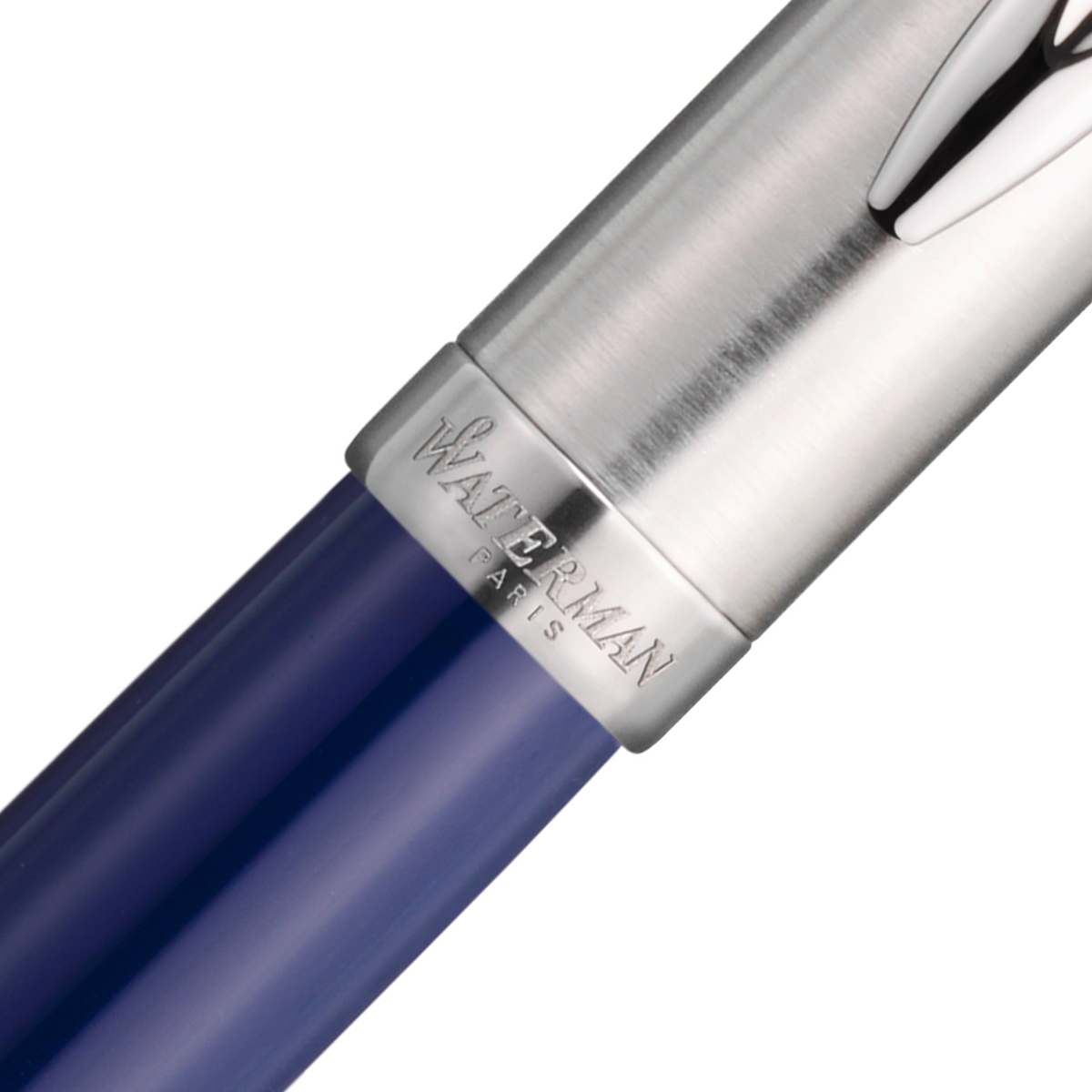Emblème Blue/Chrome Ballpoint Pen in the group Pens / Fine Writing / Ballpoint Pens at Pen Store (128051)